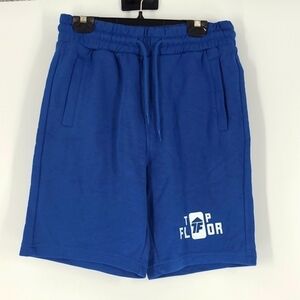 H&M Size S Blue Regular Fit Top Floor Sweat Shorts